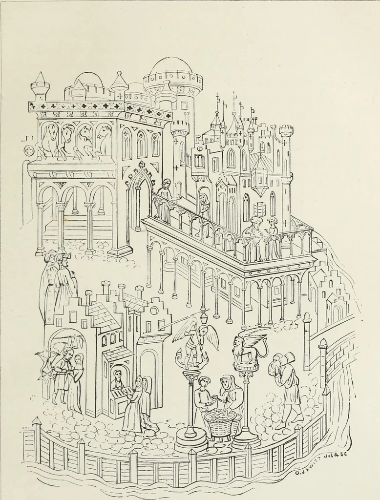 An illustration from Brick and marble in the Middle Ages : notes of tours in the north of Italy, 1874, leaf 288