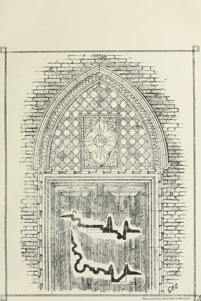 An illustration from Brick and marble in the Middle Ages : notes of tours in the north of Italy, 1874, leaf 300