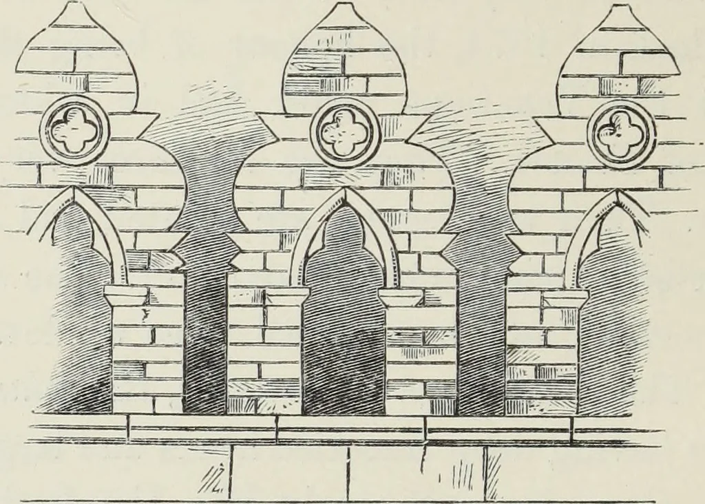 An illustration from Brick and marble in the Middle Ages : notes of tours in the north of Italy, 1874, leaf 303