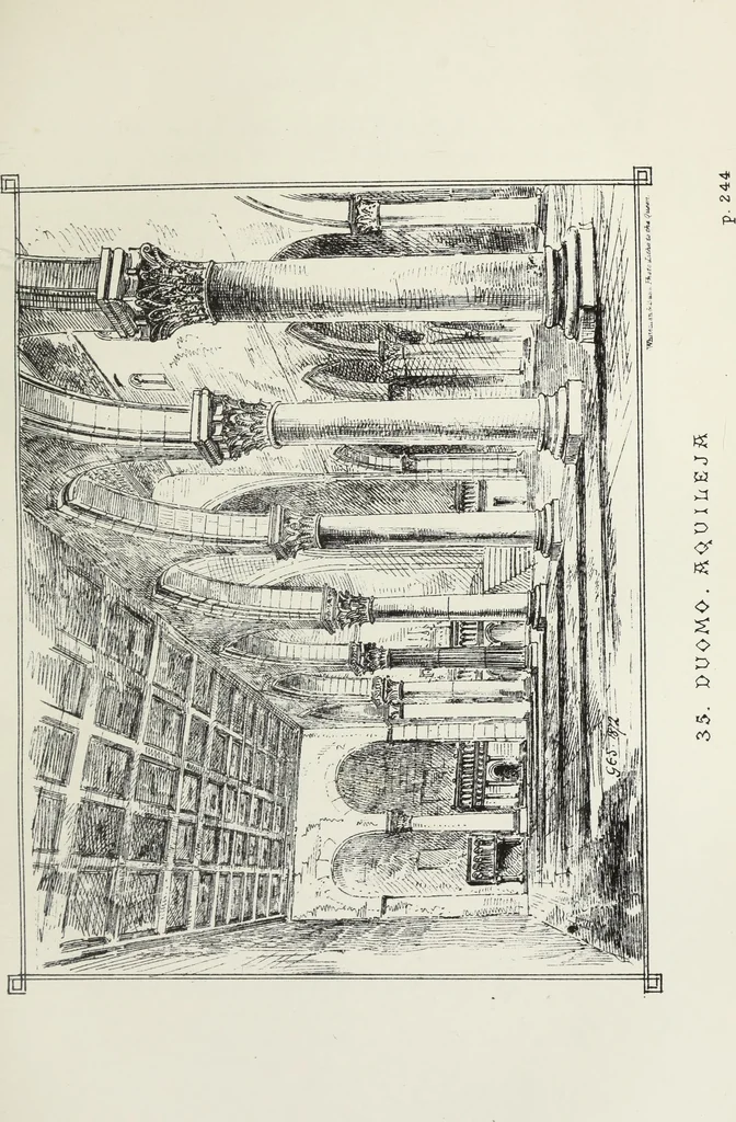An illustration from Brick and marble in the Middle Ages : notes of tours in the north of Italy, 1874, leaf 342