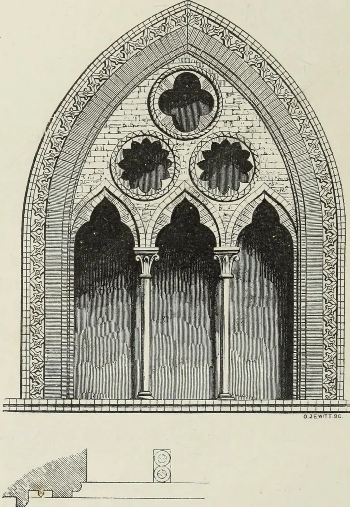 An illustration from Brick and marble in the Middle Ages : notes of tours in the north of Italy, 1874, leaf 369