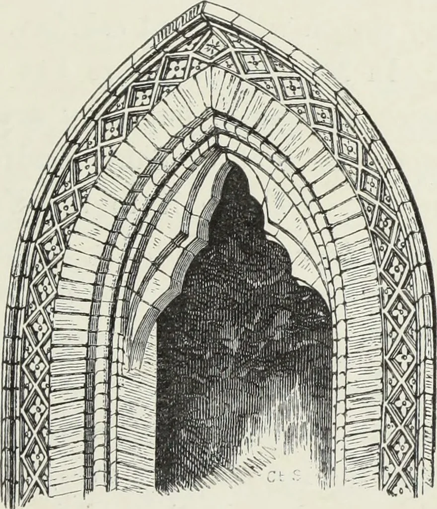 An illustration from Brick and marble in the Middle Ages : notes of tours in the north of Italy, 1874, leaf 374