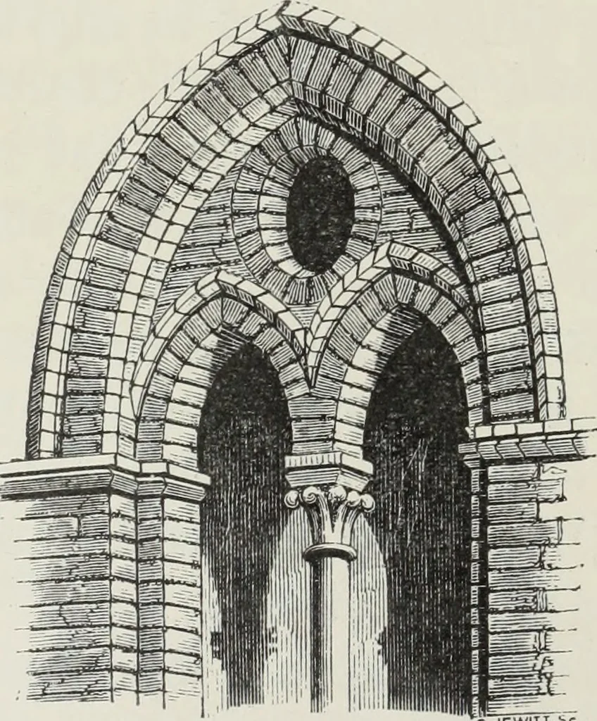An illustration from Brick and marble in the Middle Ages : notes of tours in the north of Italy, 1874, leaf 377