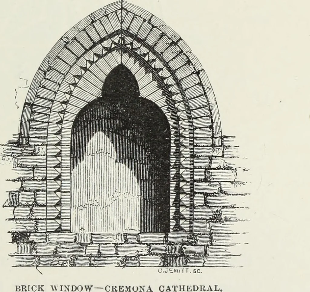 An illustration from Brick and marble in the Middle Ages : notes of tours in the north of Italy, 1874, leaf 384