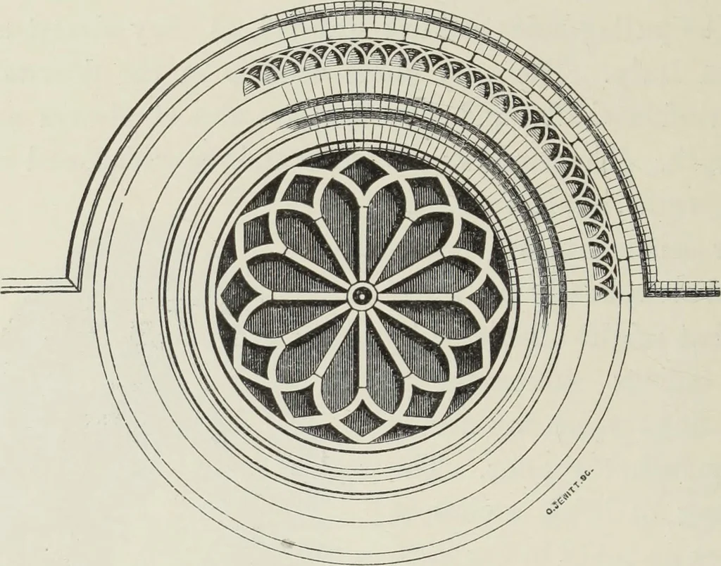 An illustration from Brick and marble in the Middle Ages : notes of tours in the north of Italy, 1874, leaf 385