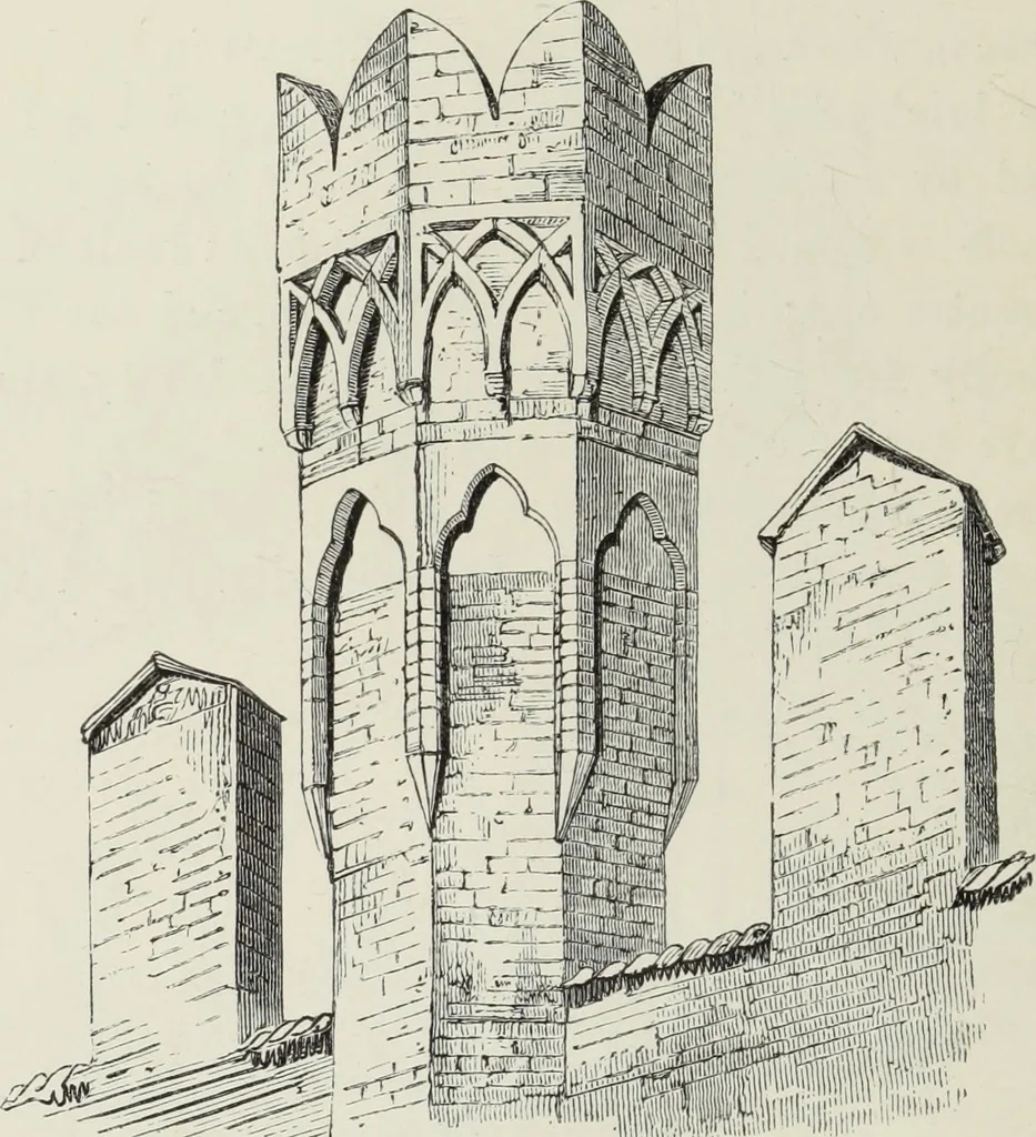 An illustration from Brick and marble in the Middle Ages : notes of tours in the north of Italy, 1874, leaf 389