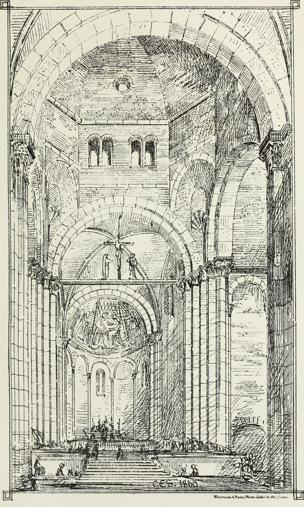 An illustration from Brick and marble in the Middle Ages : notes of tours in the north of Italy, 1874, leaf 396