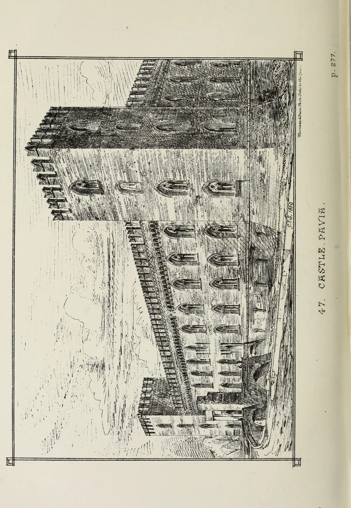 An illustration from Brick and marble in the Middle Ages : notes of tours in the north of Italy, 1874, leaf 399
