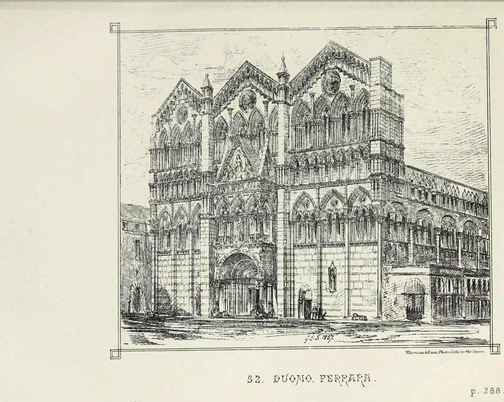 An illustration from Brick and marble in the Middle Ages : notes of tours in the north of Italy, 1874, leaf 420