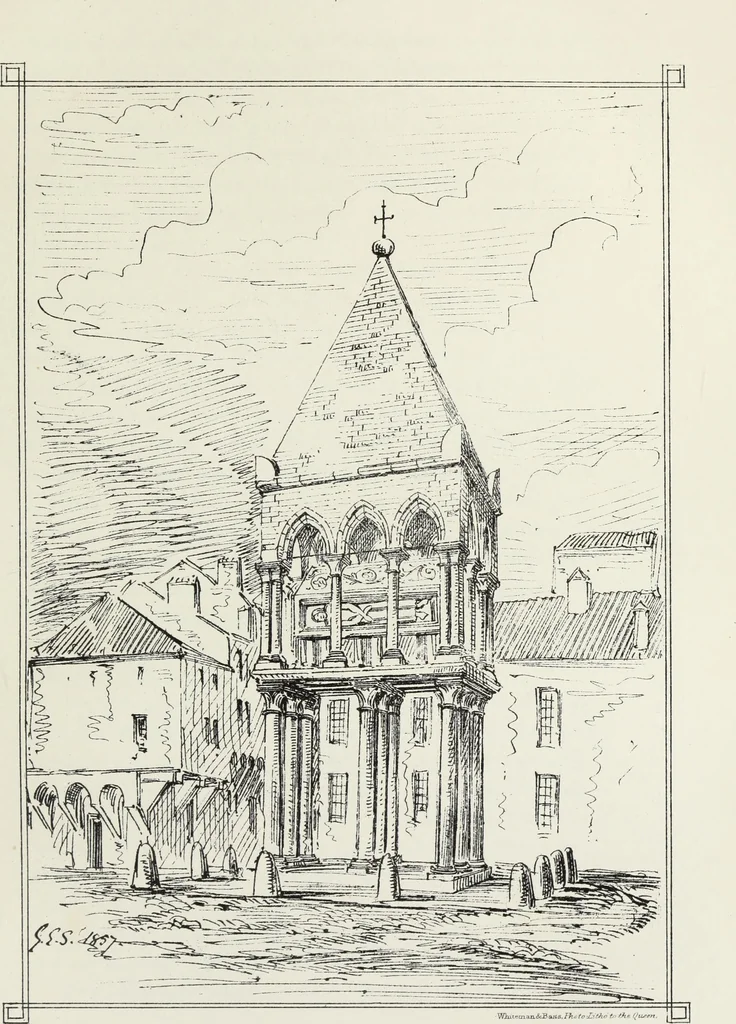 An illustration from Brick and marble in the Middle Ages : notes of tours in the north of Italy, 1874, leaf 434