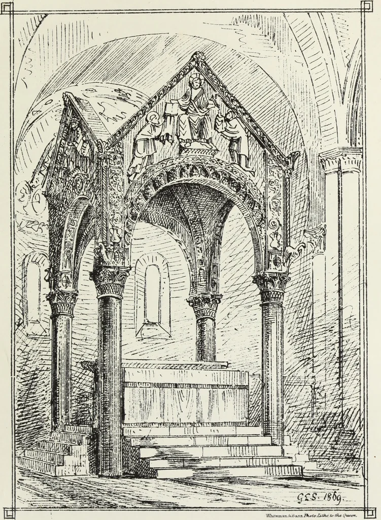 An illustration from Brick and marble in the Middle Ages : notes of tours in the north of Italy, 1874, leaf 470
