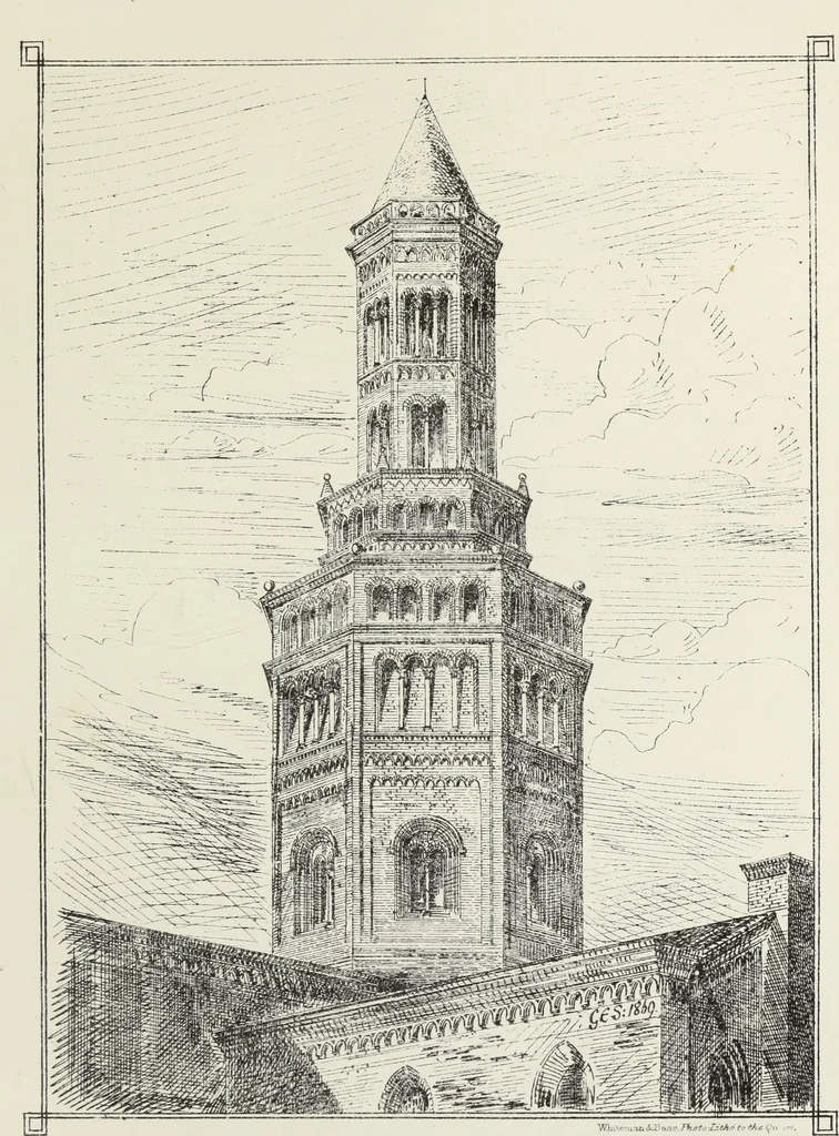 An illustration from Brick and marble in the Middle Ages : notes of tours in the north of Italy, 1874, leaf 478