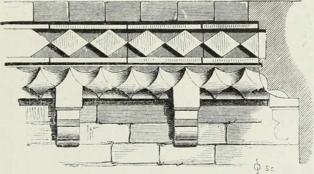 An illustration from Brick and marble in the Middle Ages : notes of tours in the north of Italy, 1874, leaf 548