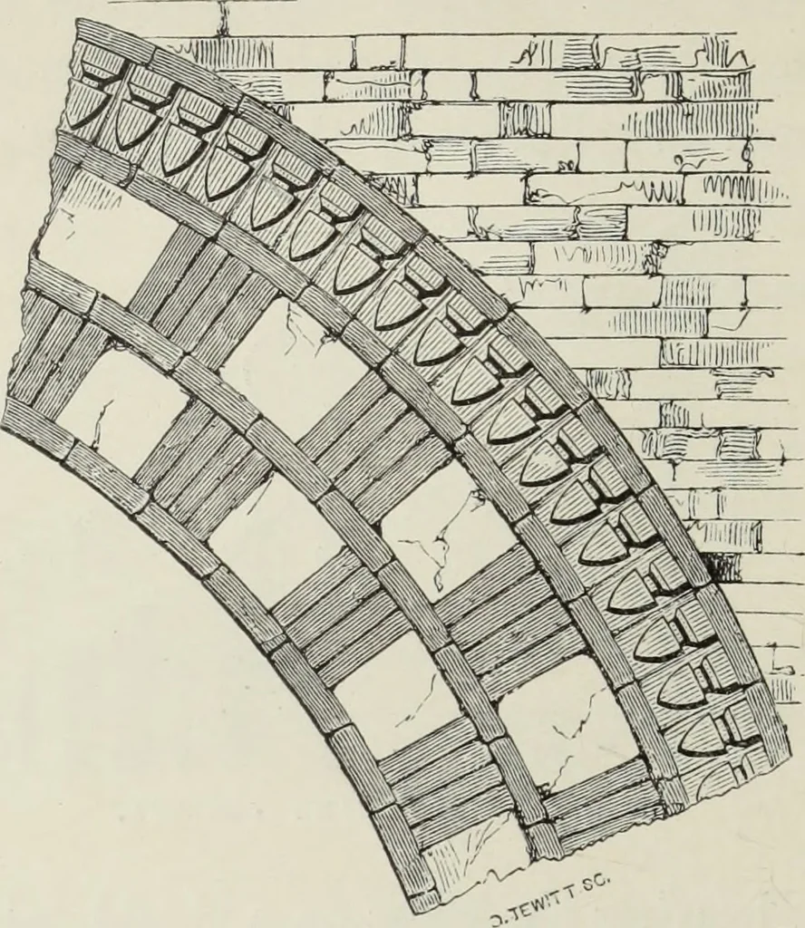 An illustration from Brick and marble in the Middle Ages : notes of tours in the north of Italy, 1874, leaf 551