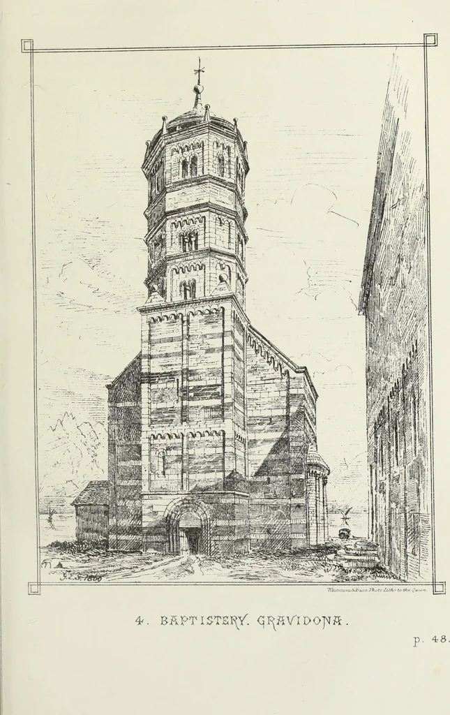 An illustration from Brick and marble in the Middle Ages : notes of tours in the north of Italy, 1874, leaf 84
