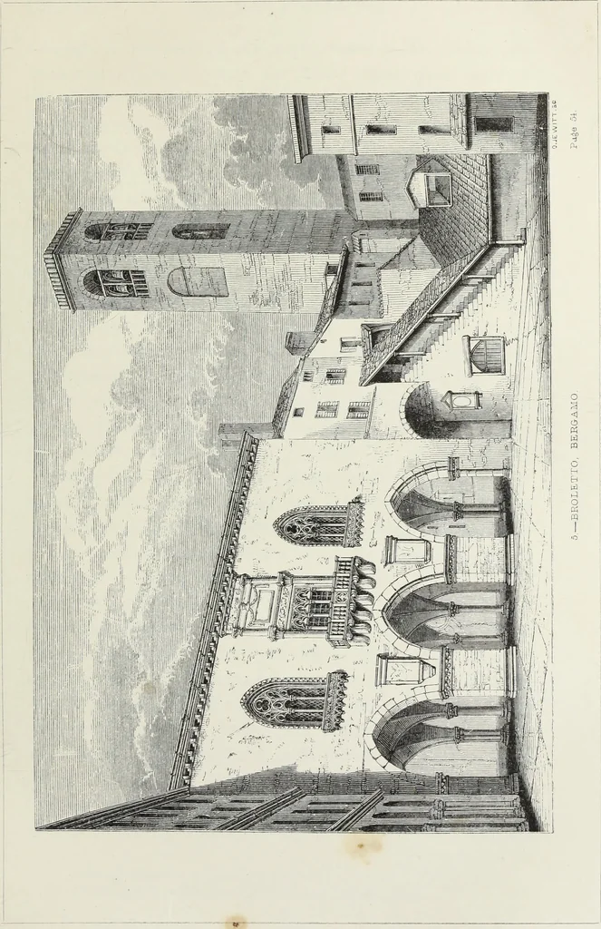 An illustration from Brick and marble in the Middle Ages : notes of tours in the north of Italy, 1874, leaf 92
