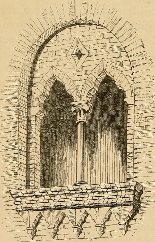 An illustration from Brick and marble in the Middle Ages: notes of a tour in the north of Italy, 1855, leaf 95