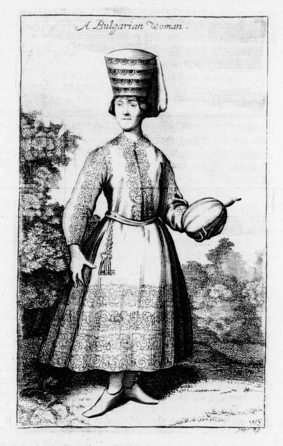 An illustration from A brief account of some travels in divers parts of Europe, viz. Hvngaria, Servia, Bvlgaria, Macedonia, Thessaly, Avstria, Styria, Carinthia, Corniola, and Frivli, through a great part of Germany, and the Low-Countries, through Marca Trevisana, and Lombardy on both sides the Po. With some observations on the gold, silver, copper, quick-silver mines, and the baths and mineral waters in those parts. As also, the description of many antiquities, habits, fortifications and remarkable places, 1687, leaf 21