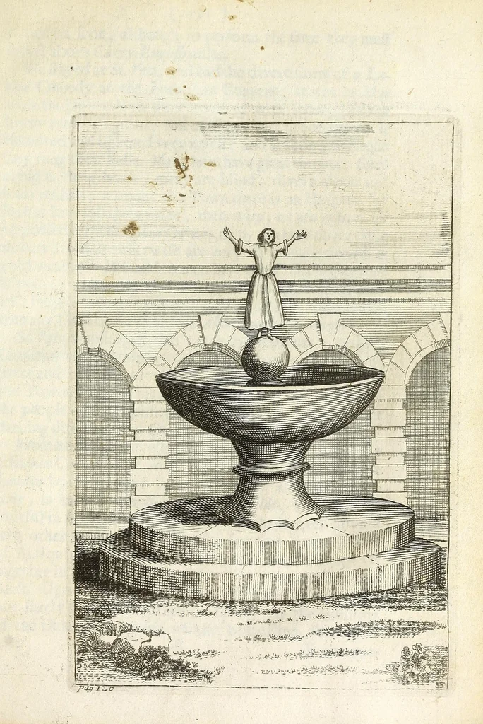 An illustration from A brief account of some travels in Hungaria, Servia, Bulgaria, Macedonia, Thessaly, Austria, Styria, Carinthia, Carniola, and Friuli : as also some observations on the gold, silver, copper, quick-silver mines, baths, and mineral waters in those parts : with the figures of some habits and remarkable places, 1673, leaf 149