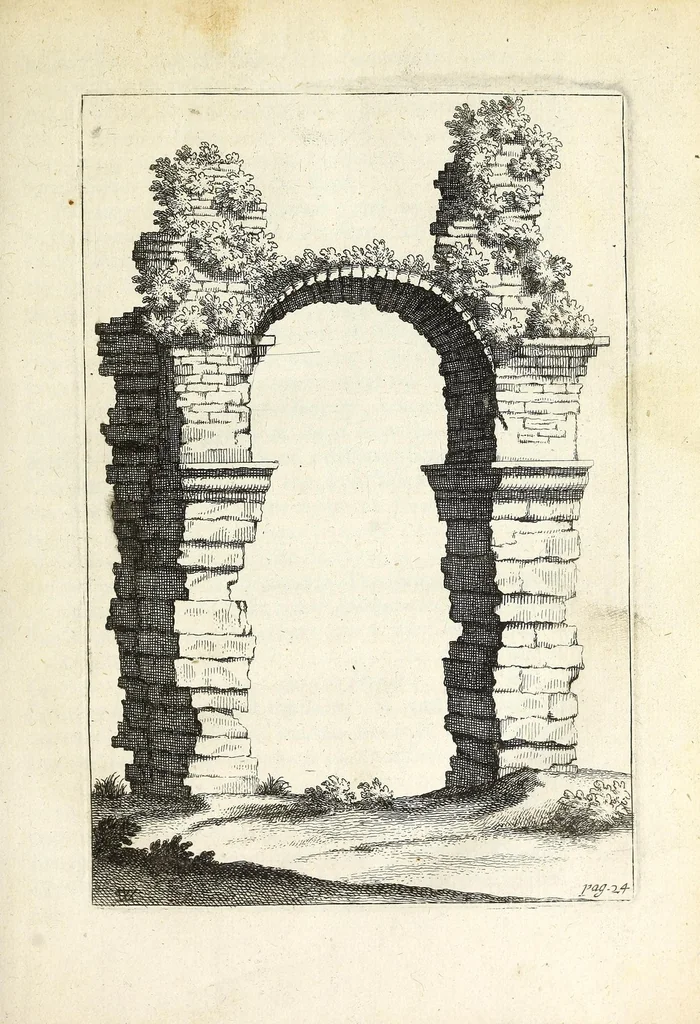 An illustration from A brief account of some travels in Hungaria, Servia, Bulgaria, Macedonia, Thessaly, Austria, Styria, Carinthia, Carniola, and Friuli : as also some observations on the gold, silver, copper, quick-silver mines, baths, and mineral waters in those parts : with the figures of some habits and remarkable places, 1673, leaf 43