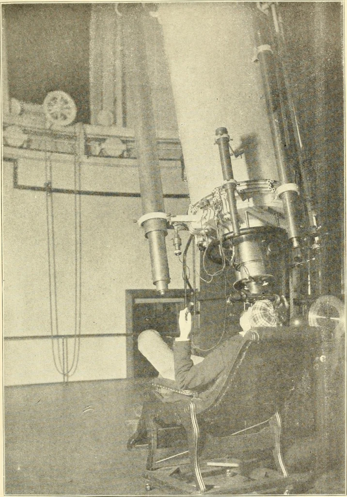 An illustration from Brief biography and popular account of the unparalleled discoveries of T. J. J. See .., 1913, leaf 154