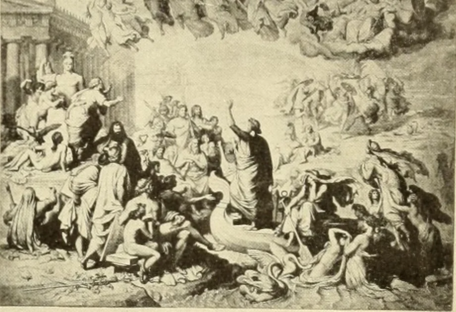 An illustration from Brief biography and popular account of the unparalleled discoveries of T. J. J. See .., 1913, leaf 320
