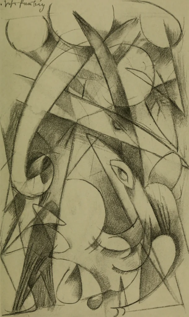 An illustration from Briefe, Aufzeichnungen und Aphorismen, 1920, leaf 24