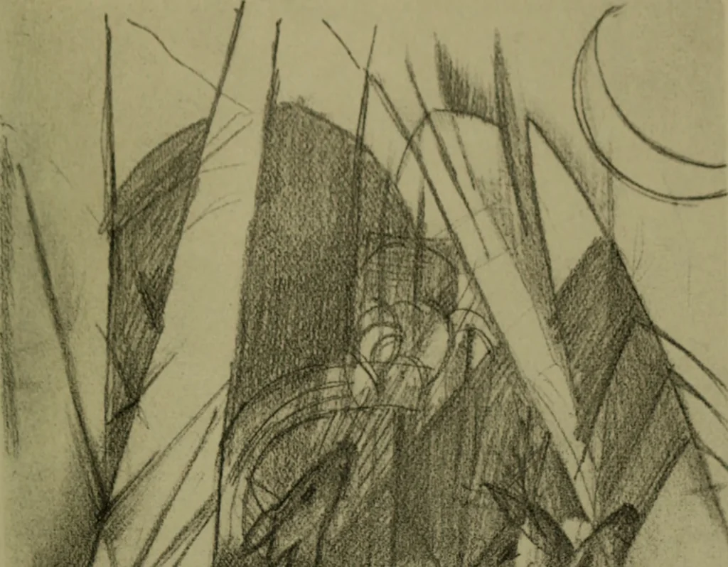 An illustration from Briefe, Aufzeichnungen und Aphorismen, 1920, leaf 46