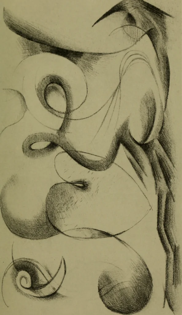 An illustration from Briefe, Aufzeichnungen und Aphorismen, 1920, leaf 58