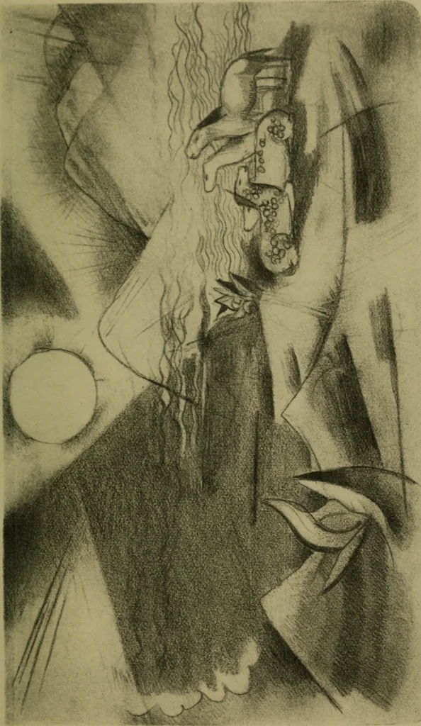 An illustration from Briefe, Aufzeichnungen und Aphorismen, 1920, leaf 70