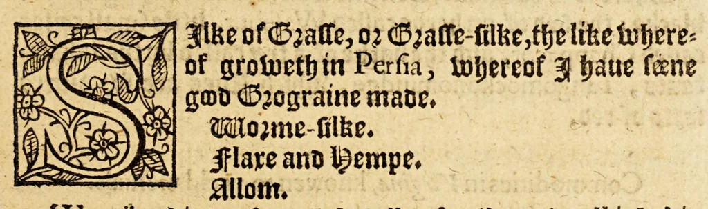 An illustration from A briefe and true relation of the discouerie of the north part of Virginia: being a most pleasant, fruitfull and commodious soile: : made this present yeere 1602, by captaine Bartholomew Gosnold, Captaine Bartholowmew [sic] Gilbert, and diuers other gentlemen their associats, by the permission of the honourable knight, Sir Walter Ralegh, &c., 1602, leaf 47