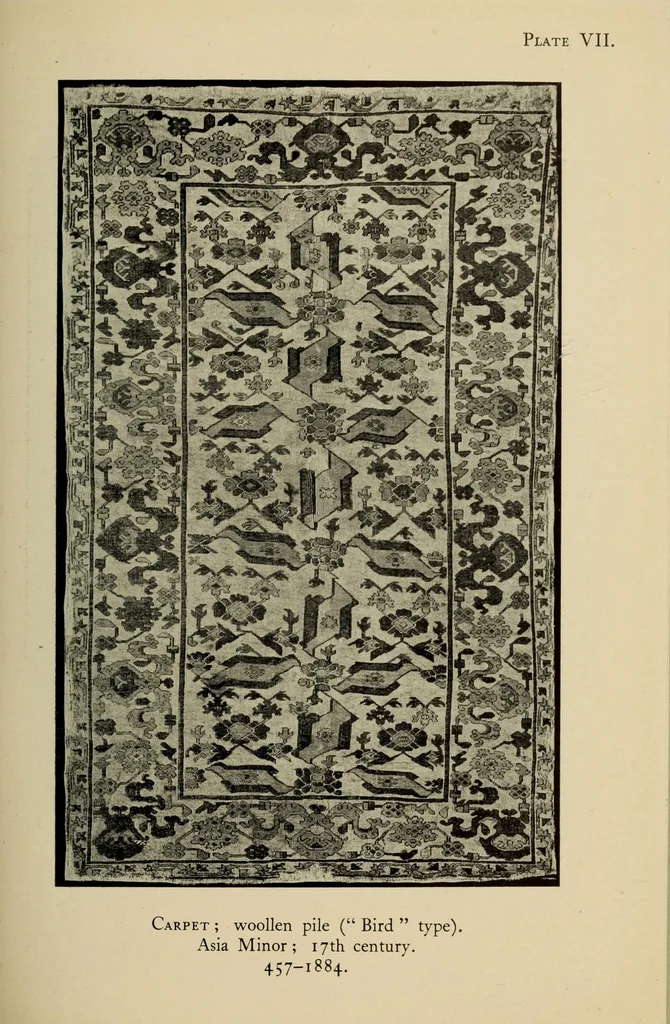 An illustration from Brief guide to the Persian embroideries, 1929, leaf 33