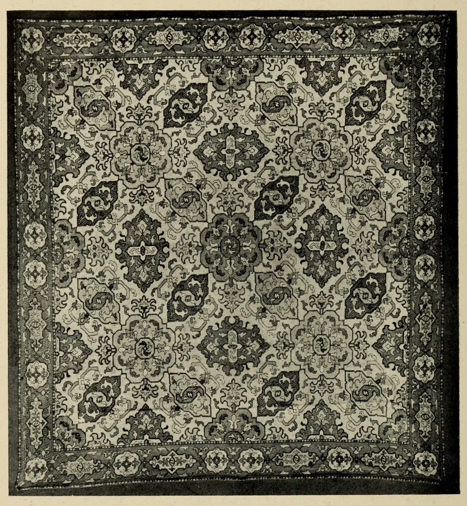 An illustration from Brief guide to the Persian embroideries, 1929, leaf 34