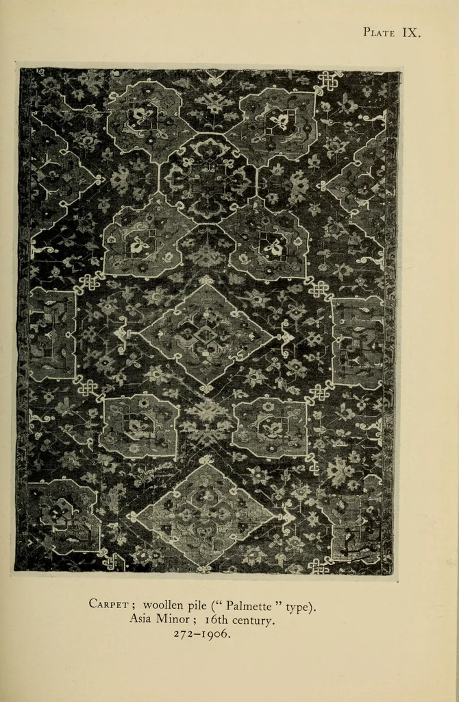 An illustration from Brief guide to the Persian embroideries, 1929, leaf 35