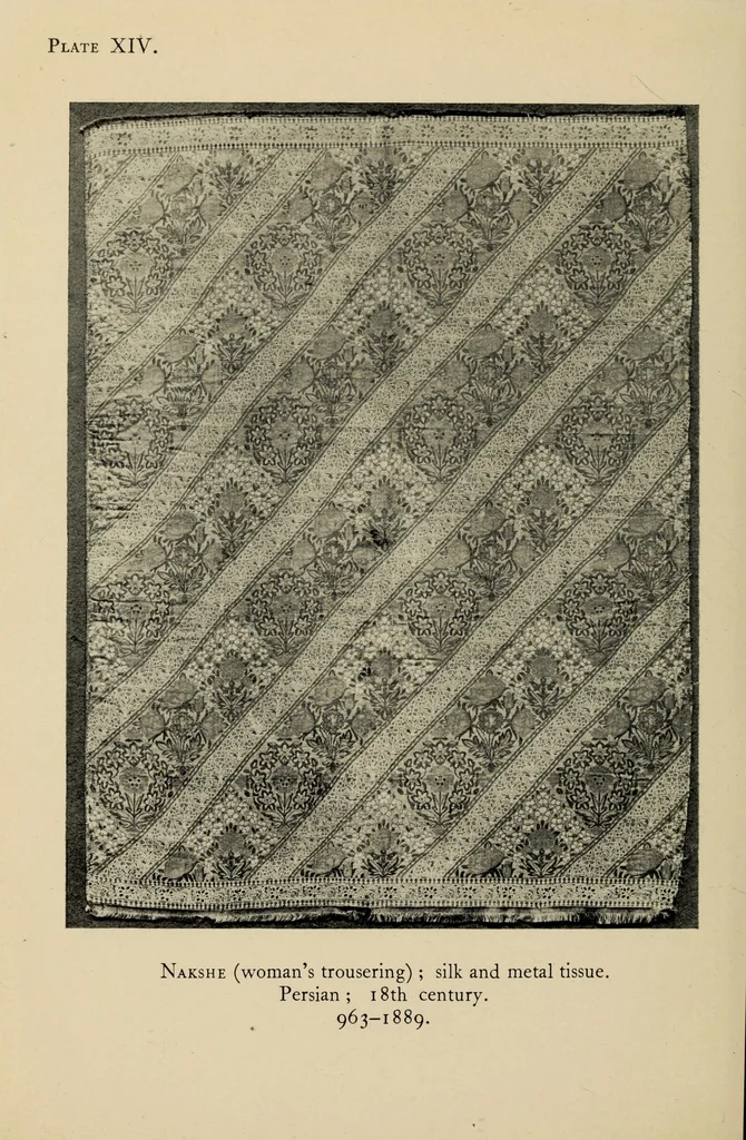 An illustration from Brief guide to the Persian embroideries, 1929, leaf 40