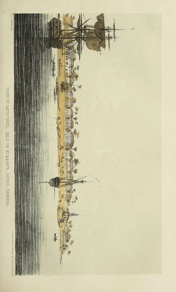 An illustration from A brief history of the Wesleyan missions on the west coast of Africa : including biographical sketches of all the missionaries who have died in that important field of labour : with some account of the European settlements and of the slave-trade, 1851, leaf 295