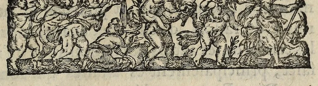 An illustration from Briefve exhortation faicte avx Estats de ce Royaume :, 1588, leaf 7