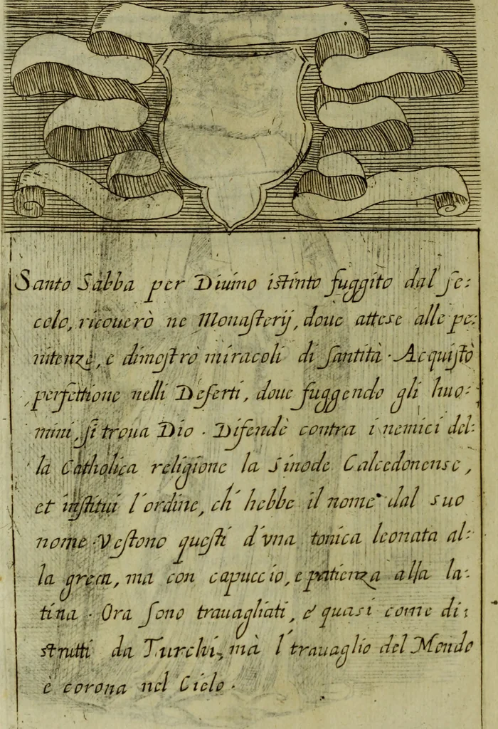 An illustration from Briefve histoire de l'institution des ordres religieux : avec les figures de leurs habits, 1680, leaf 101