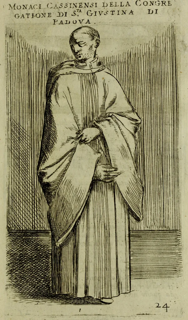 An illustration from Briefve histoire de l'institution des ordres religieux : avec les figures de leurs habits, 1680, leaf 108