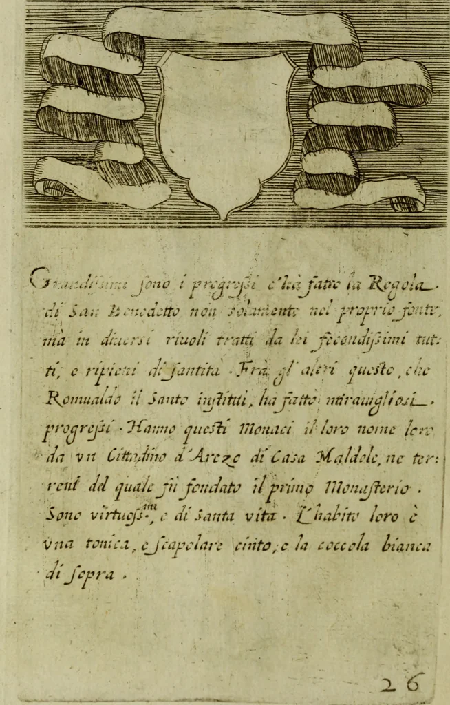An illustration from Briefve histoire de l'institution des ordres religieux : avec les figures de leurs habits, 1680, leaf 111