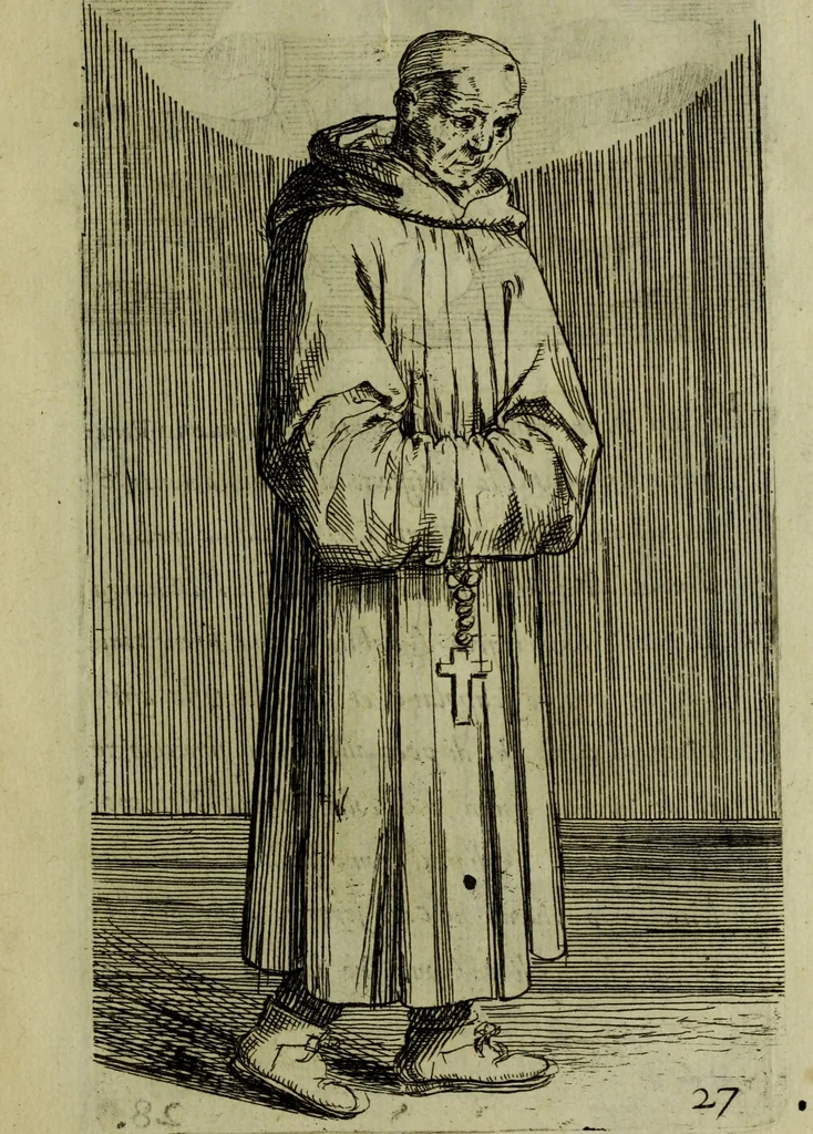 An illustration from Briefve histoire de l'institution des ordres religieux : avec les figures de leurs habits, 1680, leaf 114