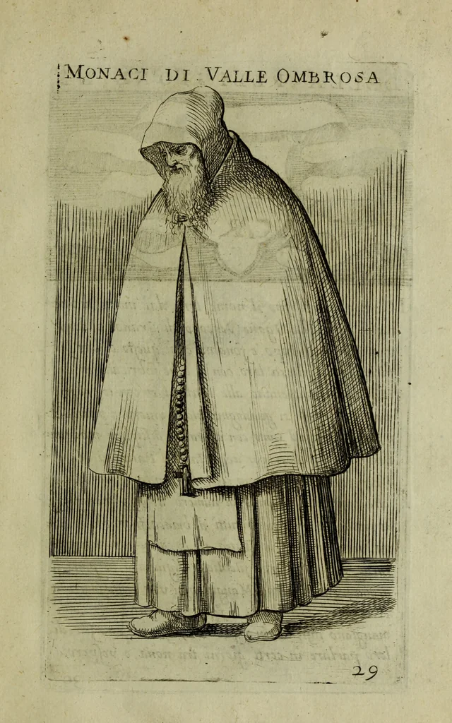 An illustration from Briefve histoire de l'institution des ordres religieux : avec les figures de leurs habits, 1680, leaf 118
