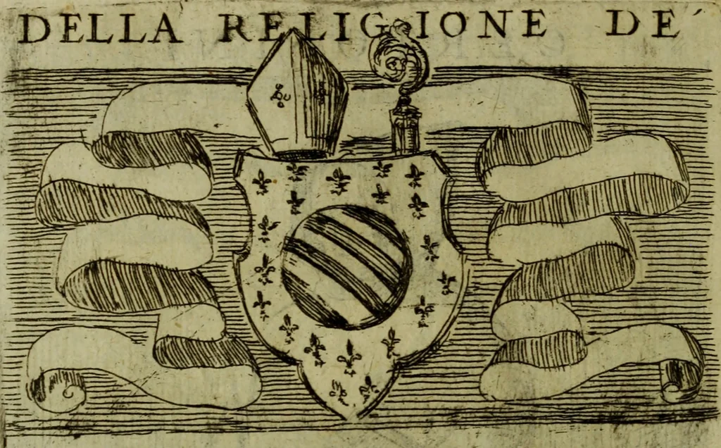 An illustration from Briefve histoire de l'institution des ordres religieux : avec les figures de leurs habits, 1680, leaf 121