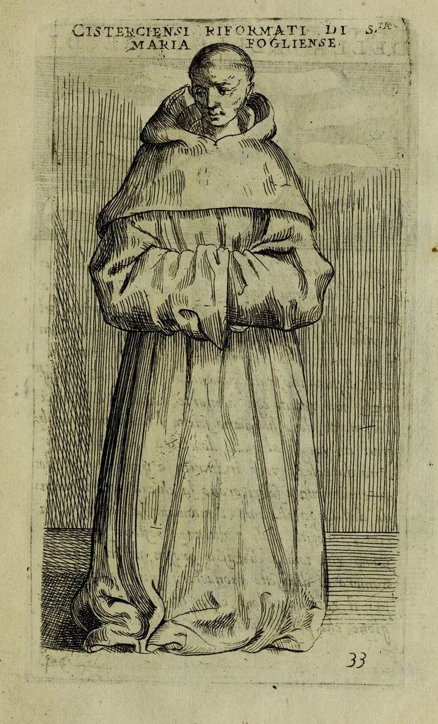 An illustration from Briefve histoire de l'institution des ordres religieux : avec les figures de leurs habits, 1680, leaf 126