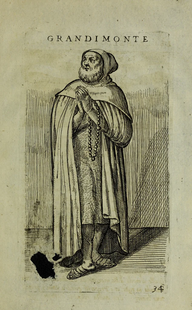 An illustration from Briefve histoire de l'institution des ordres religieux : avec les figures de leurs habits, 1680, leaf 128