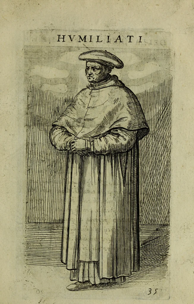 An illustration from Briefve histoire de l'institution des ordres religieux : avec les figures de leurs habits, 1680, leaf 130