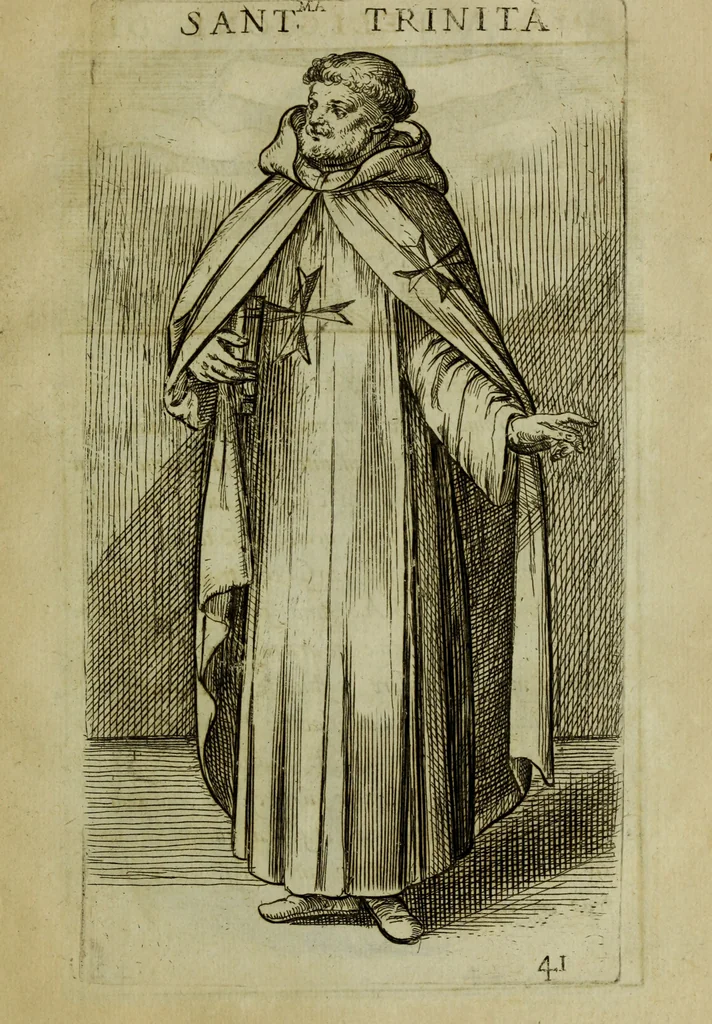 An illustration from Briefve histoire de l'institution des ordres religieux : avec les figures de leurs habits, 1680, leaf 142