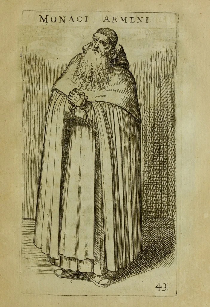 An illustration from Briefve histoire de l'institution des ordres religieux : avec les figures de leurs habits, 1680, leaf 146