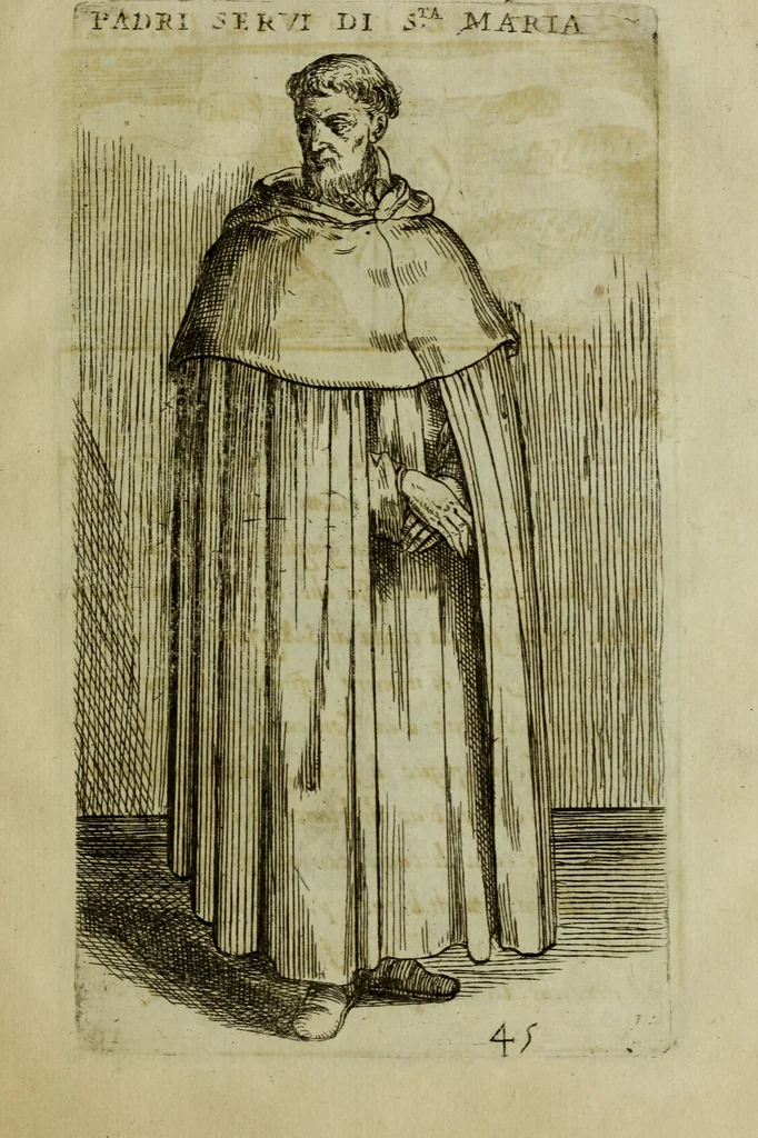 An illustration from Briefve histoire de l'institution des ordres religieux : avec les figures de leurs habits, 1680, leaf 150