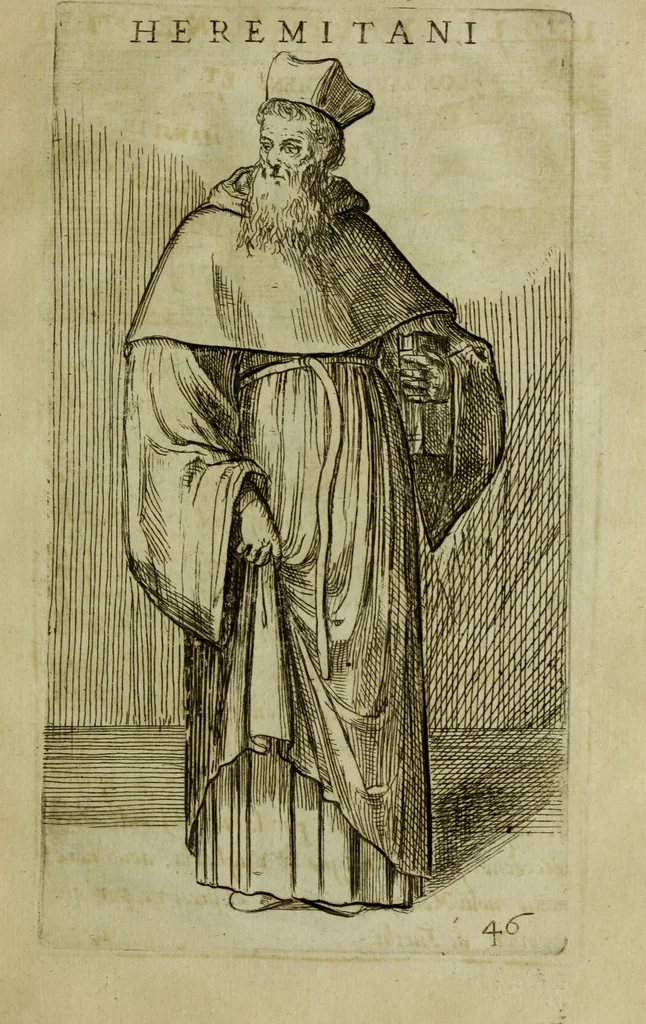 An illustration from Briefve histoire de l'institution des ordres religieux : avec les figures de leurs habits, 1680, leaf 152